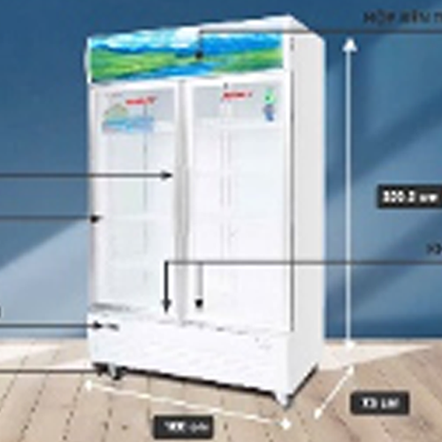 Tủ mát 2 cánh 800l